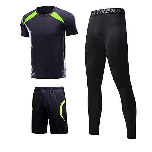 Men's Patchwork Tracksuit Activewear Set Athletic Athleisure Short Sleeve 3pcs Breathable Quick Dry Moisture Wicking Fitness Gym Workout Running Walking Jogging Sportswear Normal Outfit Set Clothing
Men's Patchwork Tracksuit Activewear Set Athletic Athleisure Short Sleeve 3pcs Breathable Quick Dry Moisture Wicking Fitness Gym Workout Running Walking Jogging Sportswear Normal Outfit Set Clothing