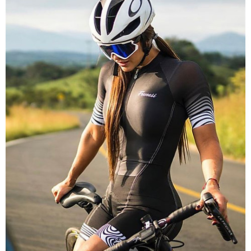Women's Men's Half Sleeve Cycling Jersey with Shorts Triathlon Tri Suit Black Bike Quick Dry Sports Mountain Bike MTB Road Bike Cycling Clothing Apparel / Stretchy / Athletic
Women's Men's Half Sleeve Cycling Jersey with Shorts Triathlon Tri Suit Black Bike Quick Dry Sports Mountain Bike MTB Road Bike Cycling Clothing Apparel / Stretchy / Athletic