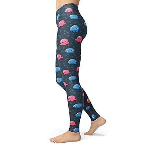 women's ocean printed leggings, brushed buttery soft yoga pants, ankle length skinny pants
women's ocean printed leggings, brushed buttery soft yoga pants, ankle length skinny pants