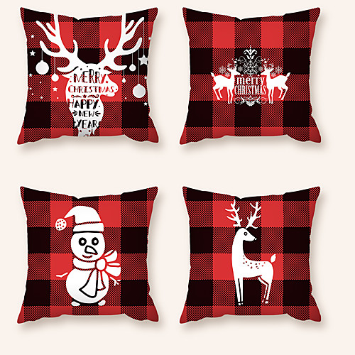 Cushion Cover 4PCS Christamas Party Decoration Christamas Gift Short Plush Soft Decorative Square Throw Pillow Cover Cushion Case Pillowcase for Sofa Bedroom 45 x 45 cm (18 x 18) Superior Quality
Cushion Cover 4PCS Christamas Party Decoration Christamas Gift Short Plush Soft Decorative Square Throw Pillow Cover Cushion Case Pillowcase for Sofa Bedroom 45 x 45 cm (18 x 18) Superior Quality