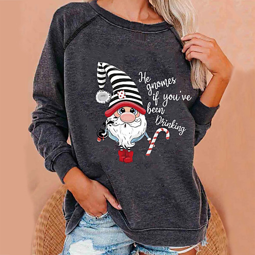 Women's Blouse Graphic Prints Long Sleeve Print Round Neck Tops Christmas Basic Top White Black Wine
Women's Blouse Graphic Prints Long Sleeve Print Round Neck Tops Christmas Basic Top White Black Wine