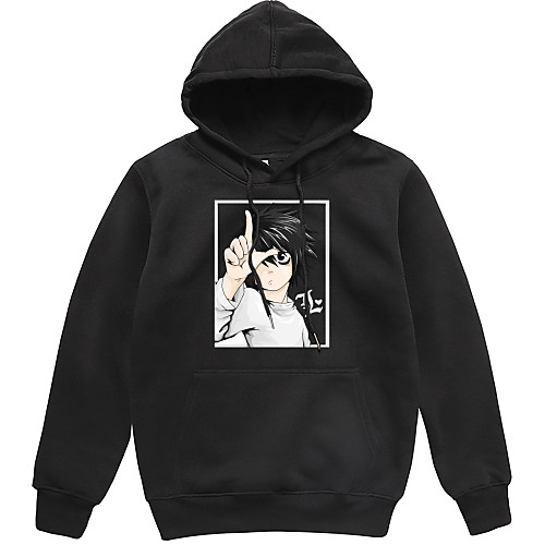 Inspired by Cosplay Death Note L Cosplay Costume Hoodie Polyester / Cotton Blend Graphic Printing Hoodie For Women's / Men's
Inspired by Cosplay Death Note L Cosplay Costume Hoodie Polyester / Cotton Blend Graphic Printing Hoodie For Women's / Men's