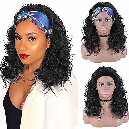 aisaide body wave headband wigs for black women,loose wave headband wig long curly wig headwrap wig wrap wig black synthetic natural wave wig turban wig with headband attached (1b#)
aisaide body wave headband wigs for black women,loose wave headband wig long curly wig headwrap wig wrap wig black synthetic natural wave wig turban wig with headband attached (1b#)