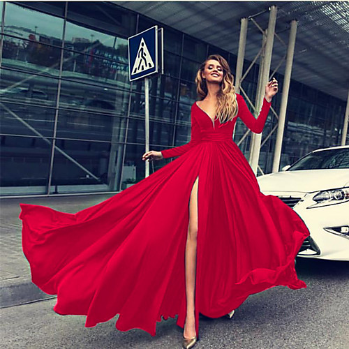Women's Swing Dress Maxi long Dress White Blue Red Long Sleeve Solid Color Split Patchwork Fall Off Shoulder Elegant Sexy 2021 S M L XL
Women's Swing Dress Maxi long Dress White Blue Red Long Sleeve Solid Color Split Patchwork Fall Off Shoulder Elegant Sexy 2021 S M L XL