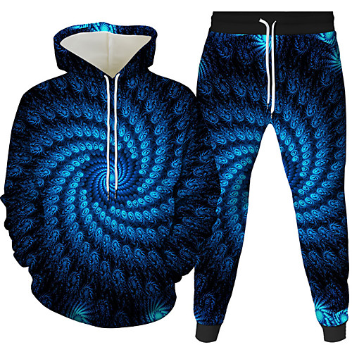 Men's 3D Hoodies Set Graphic Abstract 3D 2 Piece Front Pocket Daily 3D Print 3D Print Casual Hoodies Sweatshirts Blue Purple Orange
Men's 3D Hoodies Set Graphic Abstract 3D 2 Piece Front Pocket Daily 3D Print 3D Print Casual Hoodies Sweatshirts Blue Purple Orange
