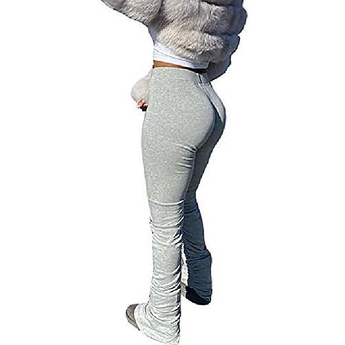 women's casual side slit flouncing ruffle high waist long trousers bodycon long pants leggings m grey
women's casual side slit flouncing ruffle high waist long trousers bodycon long pants leggings m grey