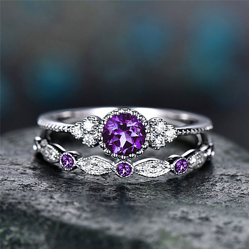 Ring Vintage Style Blue Purple Blushing Pink Rhinestone Alloy Elegant European Fashion 2pcs 5 6 7 8 9 / Women's
Ring Vintage Style Blue Purple Blushing Pink Rhinestone Alloy Elegant European Fashion 2pcs 5 6 7 8 9 / Women's