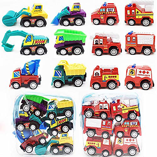 pull back car set 12 pack mini assorted fire truck & construction vehicles preschool car toys for boys kids child birthday party favors toy play set (fire truck & construction vehicles)
pull back car set 12 pack mini assorted fire truck & construction vehicles preschool car toys for boys kids child birthday party favors toy play set (fire truck & construction vehicles)