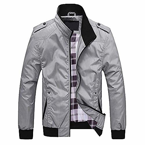 casual men's autumn lightweight windbreaker jacket casual solid zipper jacket coat
casual men's autumn lightweight windbreaker jacket casual solid zipper jacket coat
