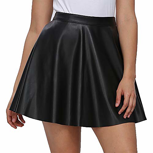 women's leather skirt, mini a-line bodycon vegan plus size faux high waist casual pu stretchy black size xxl
women's leather skirt, mini a-line bodycon vegan plus size faux high waist casual pu stretchy black size xxl
