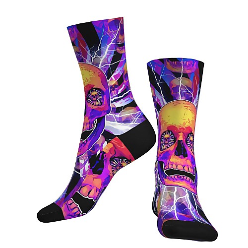 Crew Socks Compression Socks Calf Socks Athletic Sports Socks Cycling Socks Women's Men's Bike / Cycling Lightweight Breathable Anatomic Design 1 Pair Graphic Skull Cotton Purple S M L / Stretchy
Crew Socks Compression Socks Calf Socks Athletic Sports Socks Cycling Socks Women's Men's Bike / Cycling Lightweight Breathable Anatomic Design 1 Pair Graphic Skull Cotton Purple S M L / Stretchy