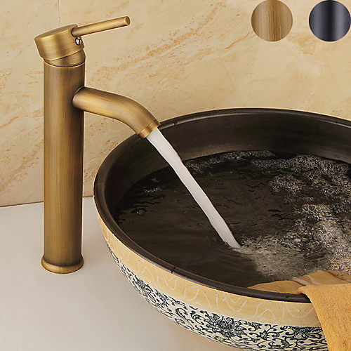 Bathroom Sink Faucet - Widespread Antique Copper / Black Centerset Single Handle One HoleBath Taps
Bathroom Sink Faucet - Widespread Antique Copper / Black Centerset Single Handle One HoleBath Taps