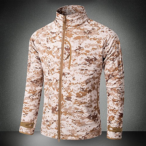 Men's Hiking Fleece Jacket Outdoor Thermal Warm Waterproof Windproof Breathable Fall Spring Camo Coat Top Cotton Camping / Hiking Hunting Fishing Yellow Dark Green Grey
Men's Hiking Fleece Jacket Outdoor Thermal Warm Waterproof Windproof Breathable Fall Spring Camo Coat Top Cotton Camping / Hiking Hunting Fishing Yellow Dark Green Grey