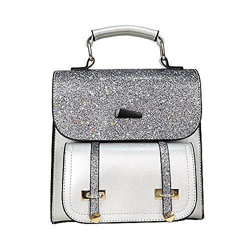 women girls bling flap backpacks shoulder bags cross purses outdoor travel daypacks (silver)
women girls bling flap backpacks shoulder bags cross purses outdoor travel daypacks (silver)