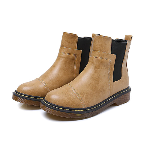 Women's Boots Chunky Heel Round Toe Booties Ankle Boots British Daily PU Solid Colored Black Yellow Gray / Booties / Ankle Boots
Women's Boots Chunky Heel Round Toe Booties Ankle Boots British Daily PU Solid Colored Black Yellow Gray / Booties / Ankle Boots