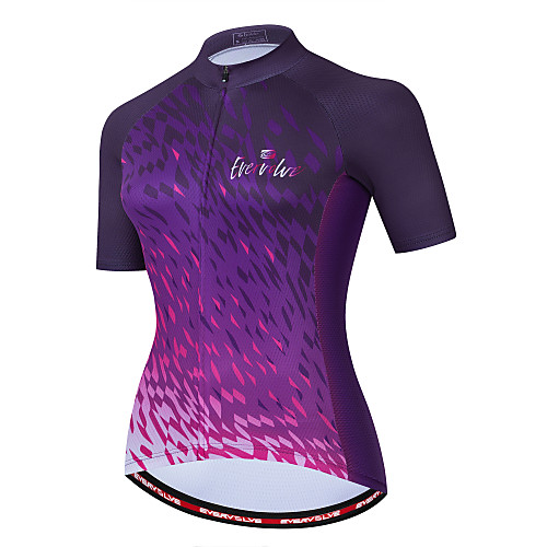 Women's Short Sleeve Cycling Jersey Violet Bike Jersey Top Mountain Bike MTB Quick Dry Sports Clothing Apparel / Micro-elastic / Athleisure
Women's Short Sleeve Cycling Jersey Violet Bike Jersey Top Mountain Bike MTB Quick Dry Sports Clothing Apparel / Micro-elastic / Athleisure