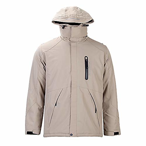 men winter jacket waterproof hooded warm parka coat windbreaker ski rain jackets multi pockets beige
men winter jacket waterproof hooded warm parka coat windbreaker ski rain jackets multi pockets beige