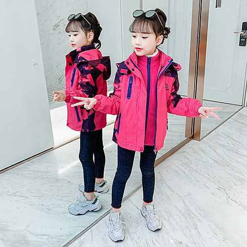 Girls' Hiking 3-in-1 Jackets Softshell Jacket Winter Outdoor Camo Thermal Warm Waterproof Windproof Breathable Winter Jacket Top Hunting Fishing Climbing Purple Fuchsia / Kid's
Girls' Hiking 3-in-1 Jackets Softshell Jacket Winter Outdoor Camo Thermal Warm Waterproof Windproof Breathable Winter Jacket Top Hunting Fishing Climbing Purple Fuchsia / Kid's