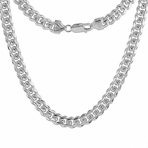 sterling silver 7mm miami cuban link chain necklace domed surface nickel free italy 26 inch
sterling silver 7mm miami cuban link chain necklace domed surface nickel free italy 26 inch