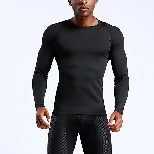 UABRAV Men's Long Sleeve Running Shirt Tee Tshirt Top Moisture Wicking Quick Dry Sweat Out Fitness Gym Workout Running Walking Jogging Sportswear Solid Colored Black Activewear High Elasticity
UABRAV Men's Long Sleeve Running Shirt Tee Tshirt Top Moisture Wicking Quick Dry Sweat Out Fitness Gym Workout Running Walking Jogging Sportswear Solid Colored Black Activewear High Elasticity