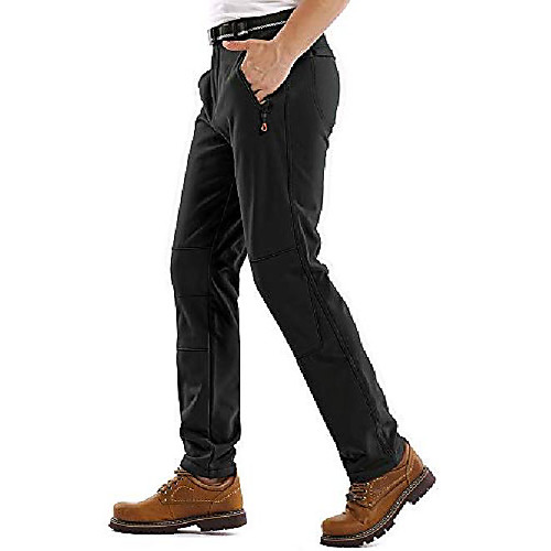 hiking pants mens,waterproof fleece ski snow fish insulated soft shell outdoor winter pants #801m-black,36
hiking pants mens,waterproof fleece ski snow fish insulated soft shell outdoor winter pants #801m-black,36