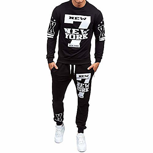 mens autumn winter sweatshirt top pants sets sports suit tracksuit 2020 running jogging sports pants(black,small)
mens autumn winter sweatshirt top pants sets sports suit tracksuit 2020 running jogging sports pants(black,small)