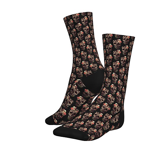 Crew Socks Compression Socks Calf Socks Athletic Sports Socks Cycling Socks Women's Men's Bike / Cycling Lightweight Breathable Anatomic Design 1 Pair Graphic Skull Cotton Black S M L / Stretchy
Crew Socks Compression Socks Calf Socks Athletic Sports Socks Cycling Socks Women's Men's Bike / Cycling Lightweight Breathable Anatomic Design 1 Pair Graphic Skull Cotton Black S M L / Stretchy