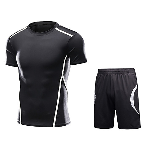 Men's Patchwork Tracksuit Activewear Set Athletic Athleisure Short Sleeve 2pcs Breathable Quick Dry Moisture Wicking Fitness Gym Workout Running Walking Jogging Sportswear Normal Outfit Set Clothing
Men's Patchwork Tracksuit Activewear Set Athletic Athleisure Short Sleeve 2pcs Breathable Quick Dry Moisture Wicking Fitness Gym Workout Running Walking Jogging Sportswear Normal Outfit Set Clothing