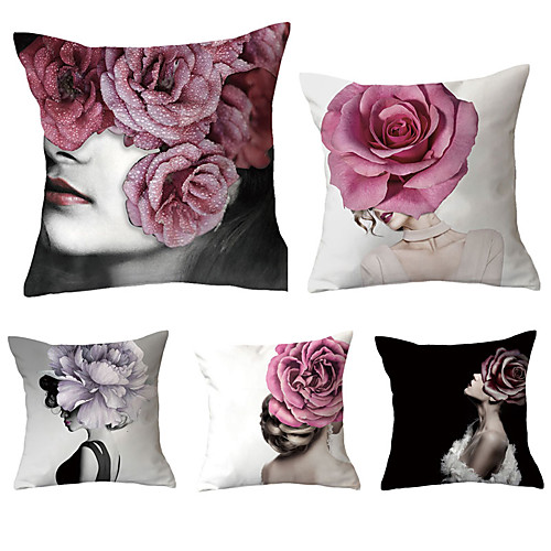 Cushion Cover 5PCS Linen Soft Decoration Square Throw Pillowcase Cushion Cover Sofa Box Pillowcase 45 x 45 Cm 18 x 18 Inches High Quality Washable Woman Flowers Short Fluff
Cushion Cover 5PCS Linen Soft Decoration Square Throw Pillowcase Cushion Cover Sofa Box Pillowcase 45 x 45 Cm 18 x 18 Inches High Quality Washable Woman Flowers Short Fluff