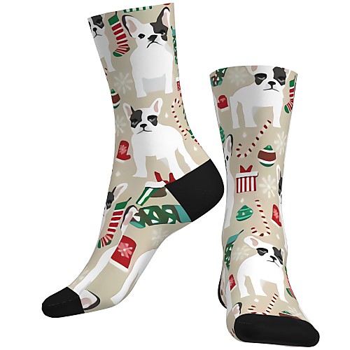 Crew Socks Compression Socks Calf Socks Athletic Sports Socks Cycling Socks Women's Men's Bike / Cycling Breathable Soft Comfortable 1 Pair Graphic Christmas Santa Claus Cotton White S M L / Stretchy
Crew Socks Compression Socks Calf Socks Athletic Sports Socks Cycling Socks Women's Men's Bike / Cycling Breathable Soft Comfortable 1 Pair Graphic Christmas Santa Claus Cotton White S M L / Stretchy