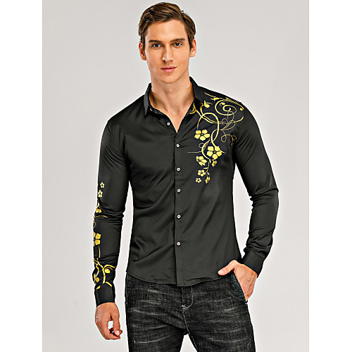 Men's Shirt Floral Print Long Sleeve Daily Tops Vintage White Black Royal Blue
Men's Shirt Floral Print Long Sleeve Daily Tops Vintage White Black Royal Blue