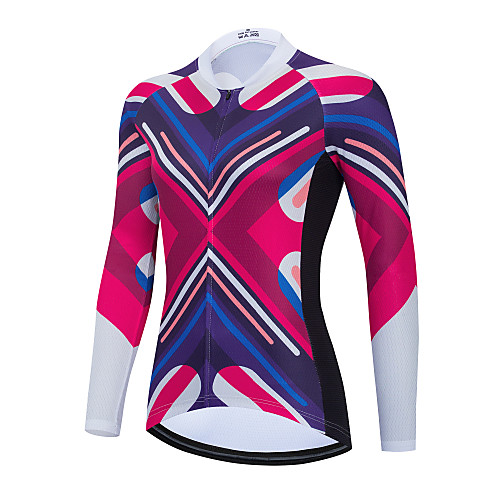21Grams Women's Long Sleeve Cycling Jersey Red Stripes Bike Jersey Top Mountain Bike MTB Road Bike Cycling Thermal Warm Breathable Quick Dry Sports Clothing Apparel / Stretchy / Athletic
21Grams Women's Long Sleeve Cycling Jersey Red Stripes Bike Jersey Top Mountain Bike MTB Road Bike Cycling Thermal Warm Breathable Quick Dry Sports Clothing Apparel / Stretchy / Athletic