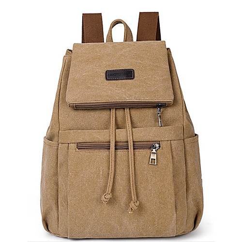 Unisex Canvas School Bag Commuter Backpack Large Capacity Zipper Solid Color Daily Backpack Black Khaki Gray Coffee
Unisex Canvas School Bag Commuter Backpack Large Capacity Zipper Solid Color Daily Backpack Black Khaki Gray Coffee