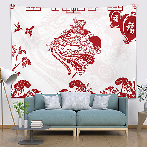 Chinese Style Wall Tapestry Art Decor Blanket Curtain Hanging Home Bedroom Living Room Decoration Polyester Phoenix Bird Flower Good Luck
Chinese Style Wall Tapestry Art Decor Blanket Curtain Hanging Home Bedroom Living Room Decoration Polyester Phoenix Bird Flower Good Luck