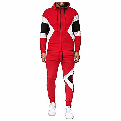 fashion sports suit tracksuit men's hoodie patchwork sweatshirt top pants sets
fashion sports suit tracksuit men's hoodie patchwork sweatshirt top pants sets