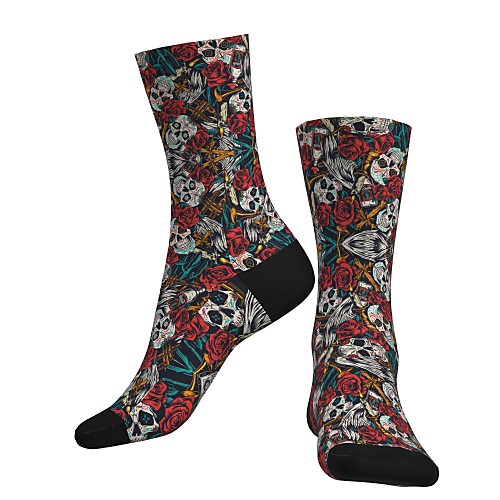 Crew Socks Compression Socks Calf Socks Athletic Sports Socks Cycling Socks Women's Men's Bike / Cycling Lightweight Breathable Anatomic Design 1 Pair Graphic Skull Cotton Red S M L / Stretchy
Crew Socks Compression Socks Calf Socks Athletic Sports Socks Cycling Socks Women's Men's Bike / Cycling Lightweight Breathable Anatomic Design 1 Pair Graphic Skull Cotton Red S M L / Stretchy