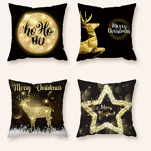Cushion Cover 4PCS Christmas Party Decoration Christmas Gift Short Plush Soft Decorative Square Throw Pillow Cover Cushion Case Pillowcase for Sofa Bedroom 45 x 45 cm (18 x 18 Inch) Superior Quality
Cushion Cover 4PCS Christmas Party Decoration Christmas Gift Short Plush Soft Decorative Square Throw Pillow Cover Cushion Case Pillowcase for Sofa Bedroom 45 x 45 cm (18 x 18 Inch) Superior Quality