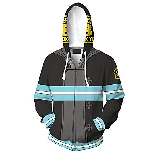 shinra kusakabe cosplay costume hoodie zip up jacket casual anime hoodies sweatshirt
shinra kusakabe cosplay costume hoodie zip up jacket casual anime hoodies sweatshirt