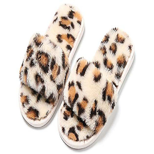 girls fuzzy slippers soft plush open toe fluffy toddler house slippers leopard slip-on slippers memory foam slide slippers beige
girls fuzzy slippers soft plush open toe fluffy toddler house slippers leopard slip-on slippers memory foam slide slippers beige