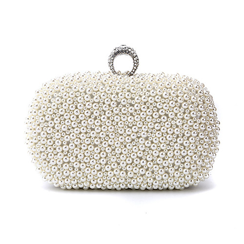 Women's Bags Polyester Alloy Evening Bag Crystals Beading Pearl Rhinestone Party Wedding Wedding Bags Chain Bag White Black Beige
Women's Bags Polyester Alloy Evening Bag Crystals Beading Pearl Rhinestone Party Wedding Wedding Bags Chain Bag White Black Beige