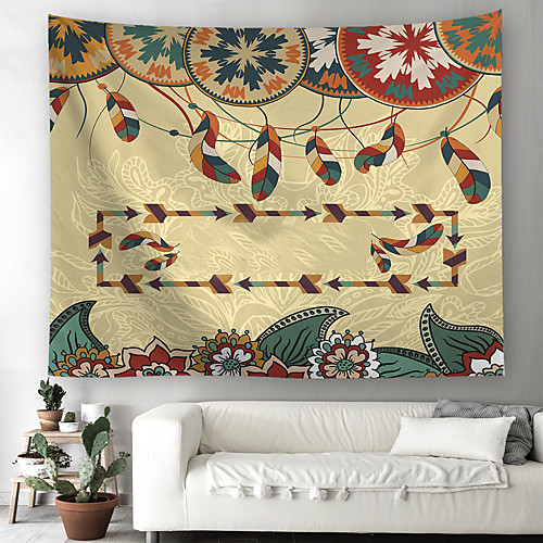 Wall Tapestry Art Decor Blanket Curtain Picnic Tablecloth Hanging Home Bedroom Living Room Dormitory Decoration Polyester Fiber Feather
Wall Tapestry Art Decor Blanket Curtain Picnic Tablecloth Hanging Home Bedroom Living Room Dormitory Decoration Polyester Fiber Feather