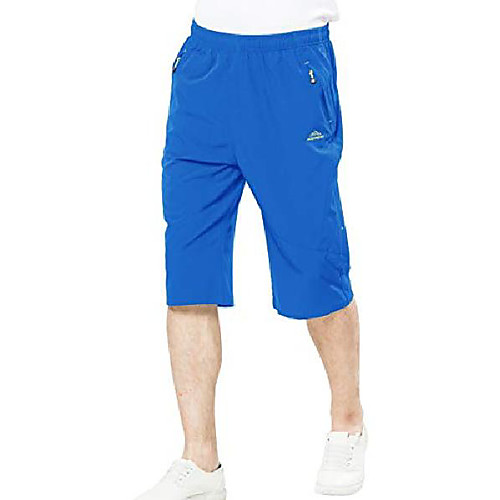 men's outdoor quick dry long shorts hiking mountaineering 3/4 capri pants (blue,30)
men's outdoor quick dry long shorts hiking mountaineering 3/4 capri pants (blue,30)