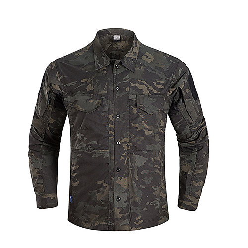 Men's Hunting T-shirt Long Sleeve Outdoor Fall Spring Summer Breathable Quick Dry Well-ventilated Breathability Camo / Camouflage Top Polyester Camping / Hiking Hunting Fishing Traveling Forest Green
Men's Hunting T-shirt Long Sleeve Outdoor Fall Spring Summer Breathable Quick Dry Well-ventilated Breathability Camo / Camouflage Top Polyester Camping / Hiking Hunting Fishing Traveling Forest Green