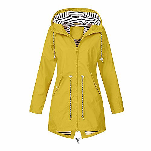 women's men's rain outdoor jacket waterproof windbreaker raincoats windproof long sleeve loose hooded zip solid coat (xxxxxl, yellow)
women's men's rain outdoor jacket waterproof windbreaker raincoats windproof long sleeve loose hooded zip solid coat (xxxxxl, yellow)