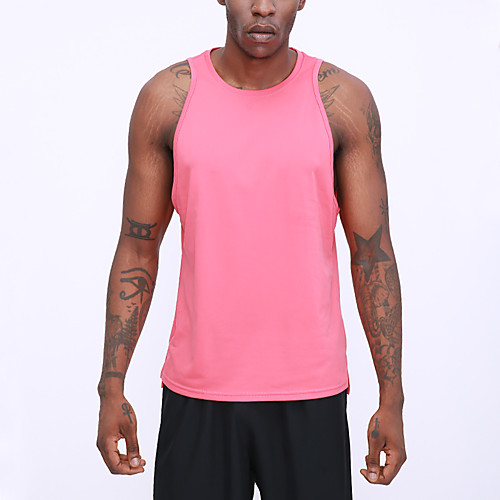 UABRAV Men's Sleeveless Running Tank Top Singlet Top Quick Dry Sweat Out Fitness Gym Workout Running Walking Jogging Sportswear Solid Colored White Black Pink Gray Activewear High Elasticity
UABRAV Men's Sleeveless Running Tank Top Singlet Top Quick Dry Sweat Out Fitness Gym Workout Running Walking Jogging Sportswear Solid Colored White Black Pink Gray Activewear High Elasticity