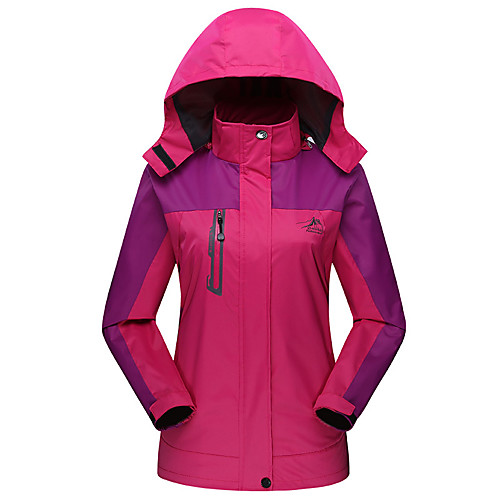 Women's Hoodie Jacket Hiking Softshell Jacket Hiking Windbreaker Outdoor Waterproof Lightweight Windproof Breathable Outerwear Jacket Top Fishing Climbing Camping / Hiking / Caving Women's rose red
Women's Hoodie Jacket Hiking Softshell Jacket Hiking Windbreaker Outdoor Waterproof Lightweight Windproof Breathable Outerwear Jacket Top Fishing Climbing Camping / Hiking / Caving Women's rose red