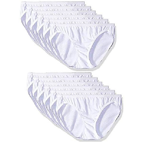 generic (12 pack) 100% cotton bikini underwear women panties sexy womens underwear soft tagless white, medium: size 6
generic (12 pack) 100% cotton bikini underwear women panties sexy womens underwear soft tagless white, medium: size 6