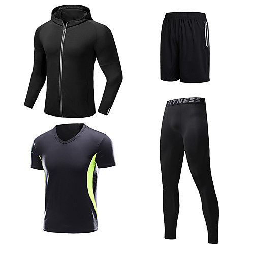 Men's Patchwork Tracksuit Activewear Set Athletic Athleisure Long Sleeve 4pcs Front Zipper Breathable Quick Dry Moisture Wicking Fitness Gym Workout Running Walking Jogging Sportswear Normal Outfit
Men's Patchwork Tracksuit Activewear Set Athletic Athleisure Long Sleeve 4pcs Front Zipper Breathable Quick Dry Moisture Wicking Fitness Gym Workout Running Walking Jogging Sportswear Normal Outfit