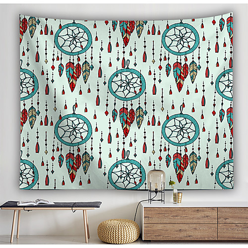 Wall Tapestry Art Decor Blanket Curtain Picnic Tablecloth Hanging Home Bedroom Living Room Dorm Decoration Polyester Feather Circle Small Net Multicolor Pattern
Wall Tapestry Art Decor Blanket Curtain Picnic Tablecloth Hanging Home Bedroom Living Room Dorm Decoration Polyester Feather Circle Small Net Multicolor Pattern