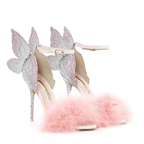 Women's Sandals High Heel Peep Toe Sexy Sweet Daily Party & Evening Walking Shoes Synthetics Buckle Solid Colored Silver / Booties / Ankle Boots
Women's Sandals High Heel Peep Toe Sexy Sweet Daily Party & Evening Walking Shoes Synthetics Buckle Solid Colored Silver / Booties / Ankle Boots